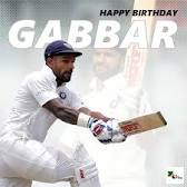 Happy Birthday  to you  Shikhar Dhawan  