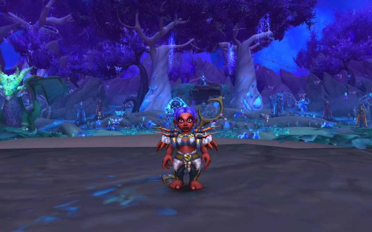 GuardianMelalda's tweet photo. @MischiArt Thank you for the chance!  (Gorgeous examples of your art btw!!)
This is Jinxie, my gnome monk, and she went to Ardenweald. https://t.co/tGFxO24s1l