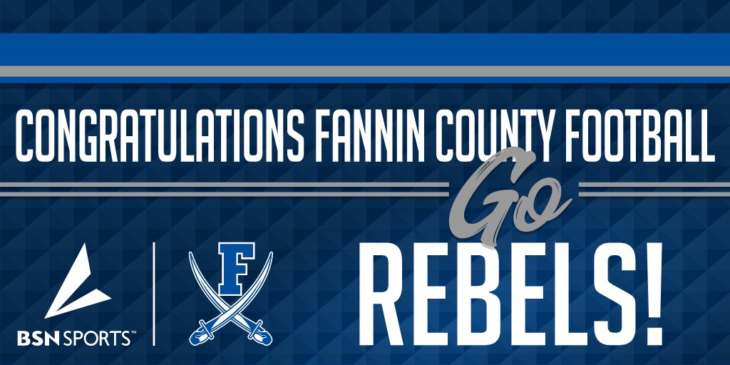 Fannin County Rebels advance to Round 3 action of the <a href="/OfficialGHSA/">GHSA</a> State Championship Football Playoffs!!