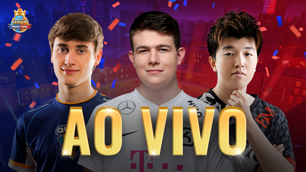 🏆🔴 #CRLWorldFinals ESTÁ AO VIVO 🔴 🏆

Dia 1 começa agora, as melhores equipes do mundo estão preparadas para demonstrar todo o seu valor na Arena! 

📺 

🔴youtu.be/2yKL9RqPPaU   🔵twitch.tv/clashroyale_br

🎙️ <a href="/brunoclash_/">BrunoClash 🎙</a> - <a href="/DecowdoCanal/">Decow</a>