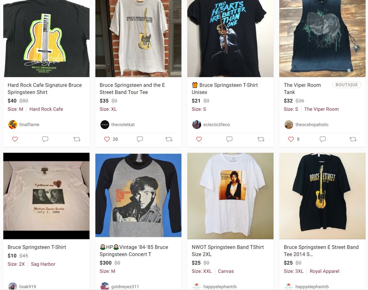 Not me sharing all the #Springsteen items to the "Be A Boss" <a href="/Poshmarkapp/">Poshmark</a> Posh Party! 😱😇😂