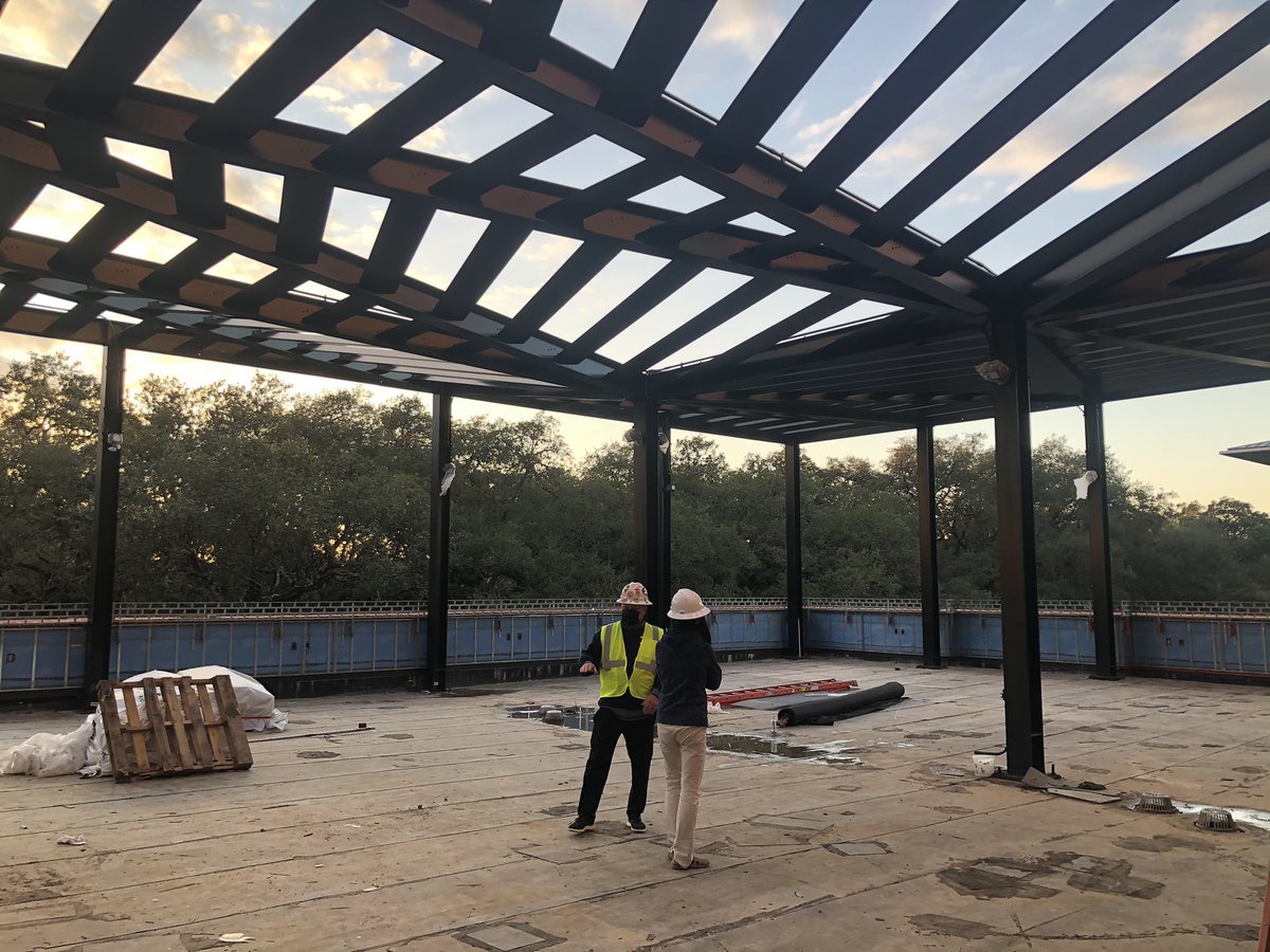 davidleebron's tweet photo. Yesterday toured the new @SidRichCollege. Stunning building, great interior spaces (thanks to student input!), and remarkable views. Hey Sid Rich, time for a new Twitter photo. https://t.co/UUuaKiQcEo