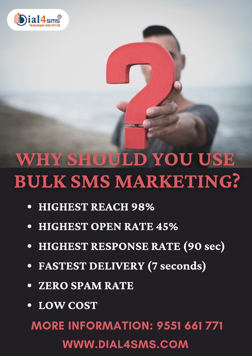 Ddevendran7's tweet image. Wjy should you use bulk sms.