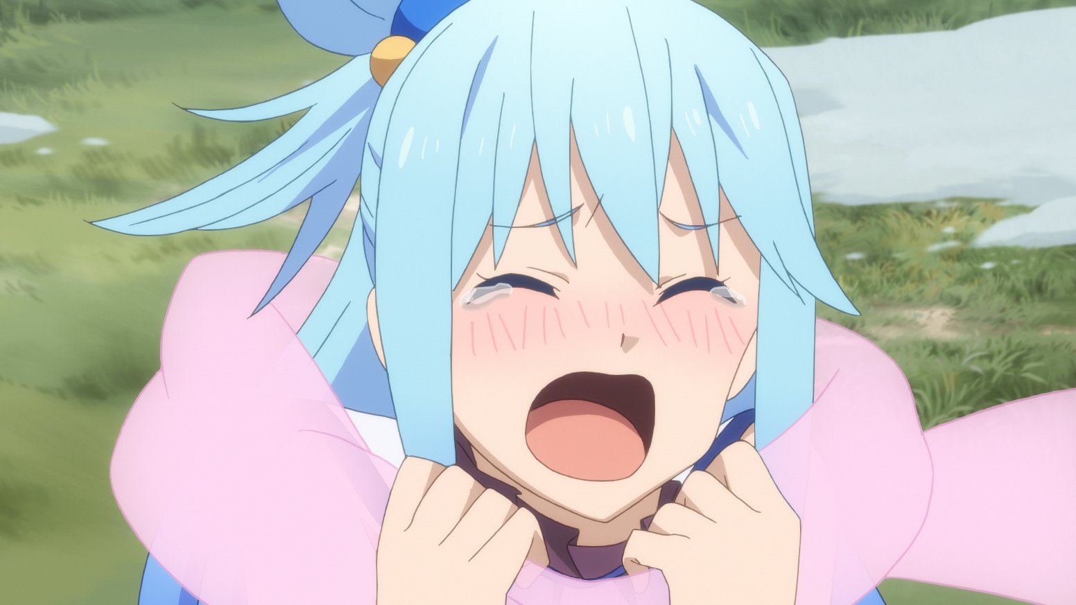 アニメ このすば 公式ツイッター あっためてよ もっと私をあっためてよ 1期8話 今年も寒くなってきましたね アクア様も寒そうです 皆様くれぐれも あったかくして お過ごしください