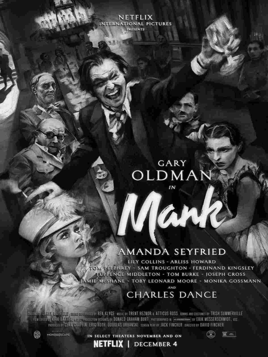 amarelceluloide's tweet photo. Que #Mank estuvo bien, pero no una maravilla. #GaryOldman sublime, no se discute; al igual que la fotografía. ¿Lo menos mejor? Termina siendo algo densa y centrándose más en visiones políticas que en el mismo Hollywood. Aún así, bien por #DavidFincher📽

#Netflix #MovieReview https://t.co/Q1YtcAwOq8