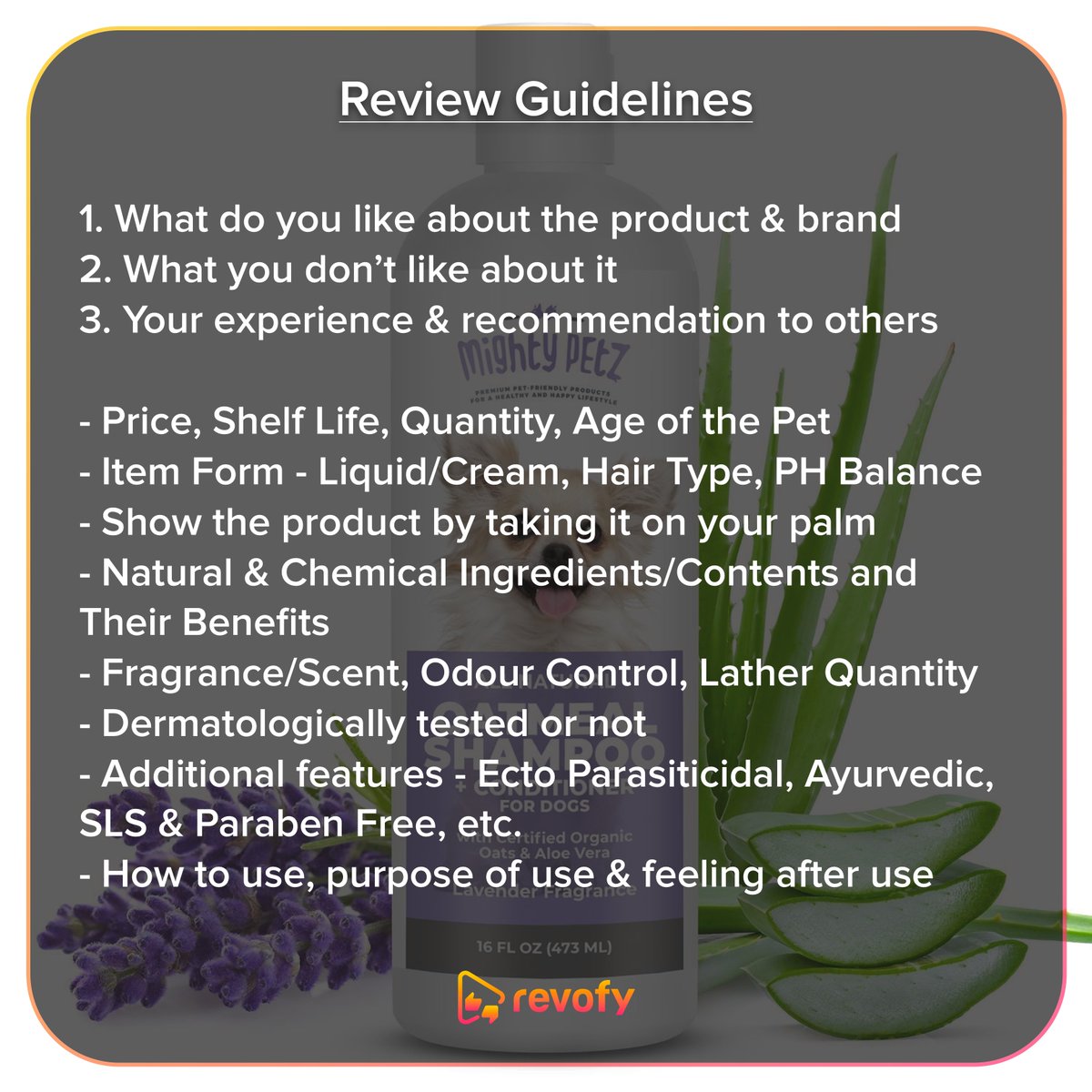 palashapp's tweet photo. #ContestAlert Hello awesome people! 

Product of the Day - #PetShampoo 

 #revofy #revofykarona #productoftheday #animalproducts #cutepetstuff #pethealth #healthypet #waterlesspetshampoo #naturalpetcare #naturalgroomingproducts #petshampoo #dogslovers #Catlovers #dogsofinstagram https://t.co/W4L8NYKW0N