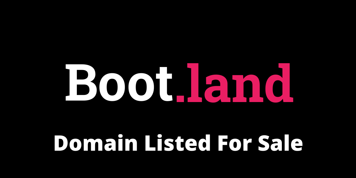 DomainFQ's tweet photo. .
Listed For sale

https://t.co/Zhkm7woxHo  $250

#Bootland #Bootcompany #boots #Boot #shoes #shoe  #100DaysOfCode #javascript #python #Apple #vr #Microsoft #Linux #reactjs #fashion #style #leather #Domain #nextjs #the404code #boat #highheels #heels #sneaker #sneakers #germany https://t.co/KEW0BLlgD4