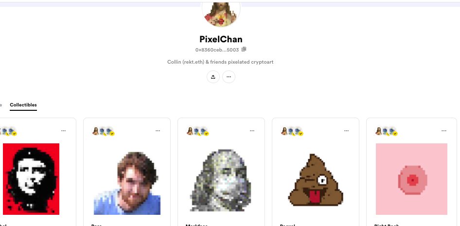 CollinsCustomIP's tweet photo. OK

i just put #CensoredArt for sale ===>

#OpenSea won't show these: muh #PixelChan's: all 0.01

@WGMeets @Jay_Delay &amp; @bitttynfts get one free
#cryptoart #Rarible #FTW !!!!!!!! https://t.co/xn1UOHdfb1
