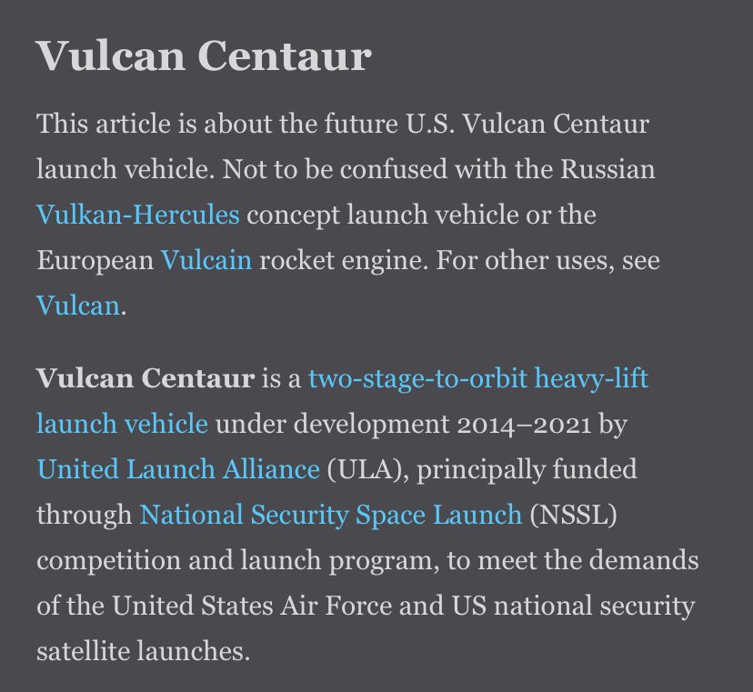 7/ The Dream Chaser is launched on the Vulcan Centaur, a launch system created after the 2014 Ukrainian revolution.