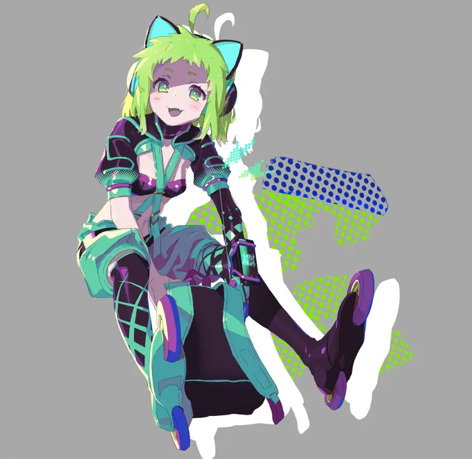 アンテナタソ(ex.ドーナドーナ)のファンアートです📶 