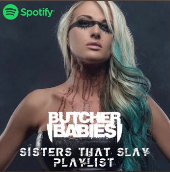 Heidi's #SistersThatSlay playlist just got a whole lot heavier!
open.spotify.com/playlist/7Gajk…

<a href="/mikaelarocksmt/">MIKAELA</a> 
<a href="/UnleashArchers/">Unleash The Archers</a> 
#CRITICALMESS
<a href="/hatefulmurder/">HATEFULMURDER</a>
@TheDirtyYouth
@scarlethunts0
<a href="/ColdKingdomBand/">Cold Kingdom</a>
@fitforrivals
<a href="/employedtoserve/">Employed To Serve</a>
<a href="/evaunderfire/">Eva Under Fire</a>
<a href="/burningwitches_/">Burning Witches</a>
@LOVEBITES_jp