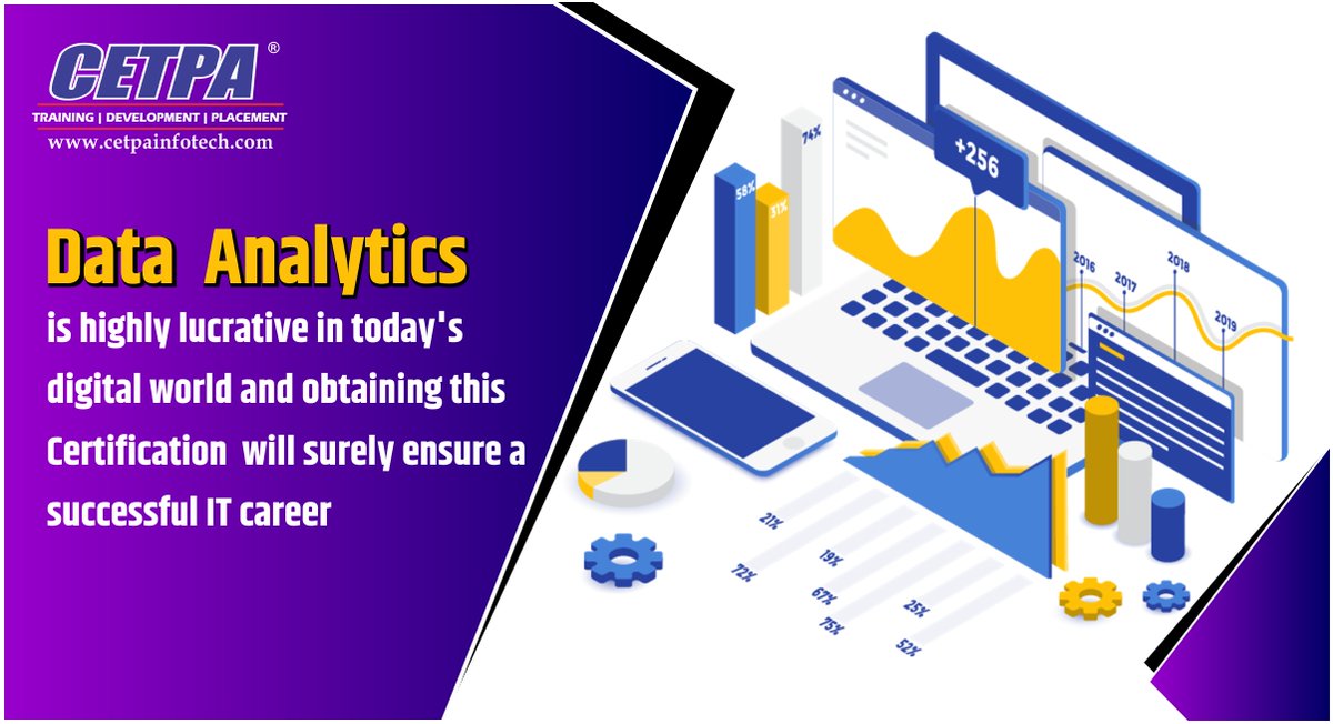 cetpainfo's tweet image. 💻 Data  Analytics is highly lucrative in today&apos;s digital world and obtaining this Certification..........

👉 Read More: bit.ly/37zZbXr

📱9212172602

 #DataAnalyticsOnlineTraining #DataAnalyticsOnlineCourse 
#DataAnalyticsTrainingDelhi #OnlineCourses #WinterTraining