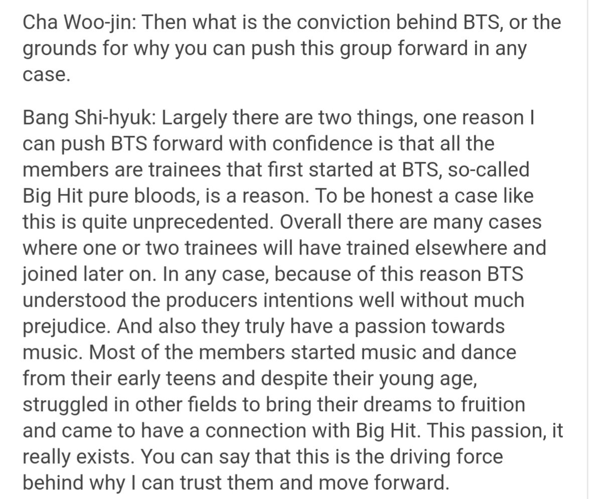 More Proof of BTS' autonomy since trainee days! Read the article! Thank you  @BKV_you for sharing:   #BTSARMY    @BTS_twt :  https://kpopduck.com/post/168890283183/idol-maker-bang-shi-hyuk-ceo-a-company-that