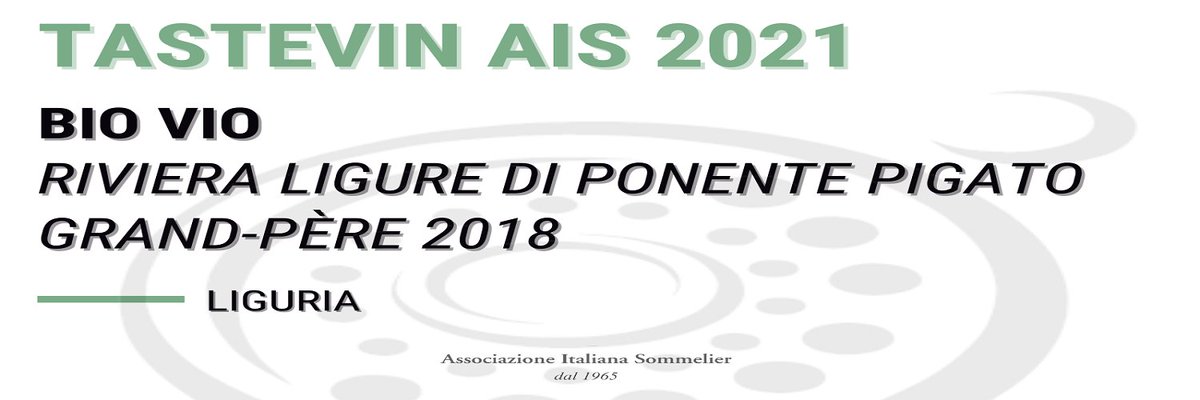AISOfficial_ITA's tweet photo. Il Grand-Père di Bio Vio, frutto di una vinificazione tradizionale che prevede anche una sosta sulle bucce, si aggiudica meritatamente il Tastevin #aisitalia in #Liguria. #vitae2021 @AisLiguria_ https://t.co/upFn9QUn3M