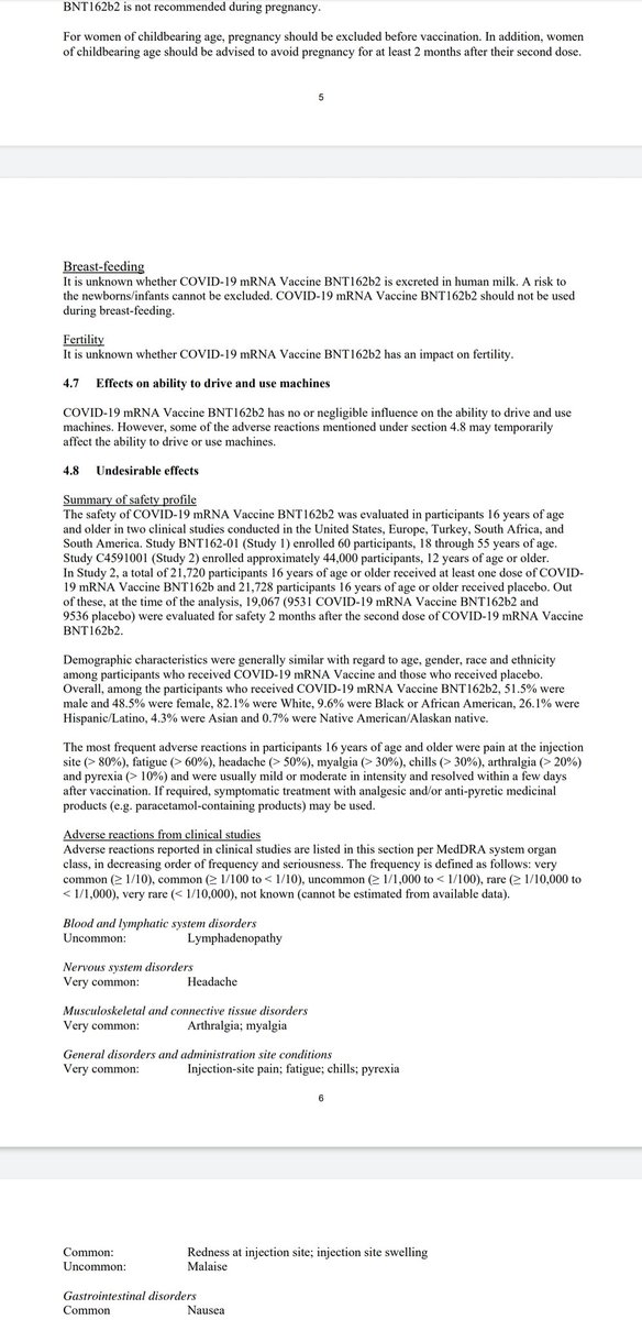 NoseyTalks's tweet photo. @BorisJohnson Its not known that this vaccine causes infertility problems or harm to a baby when breast feeding yet your pushing this vaccine hard? https://t.co/a4l2iYCSKZ