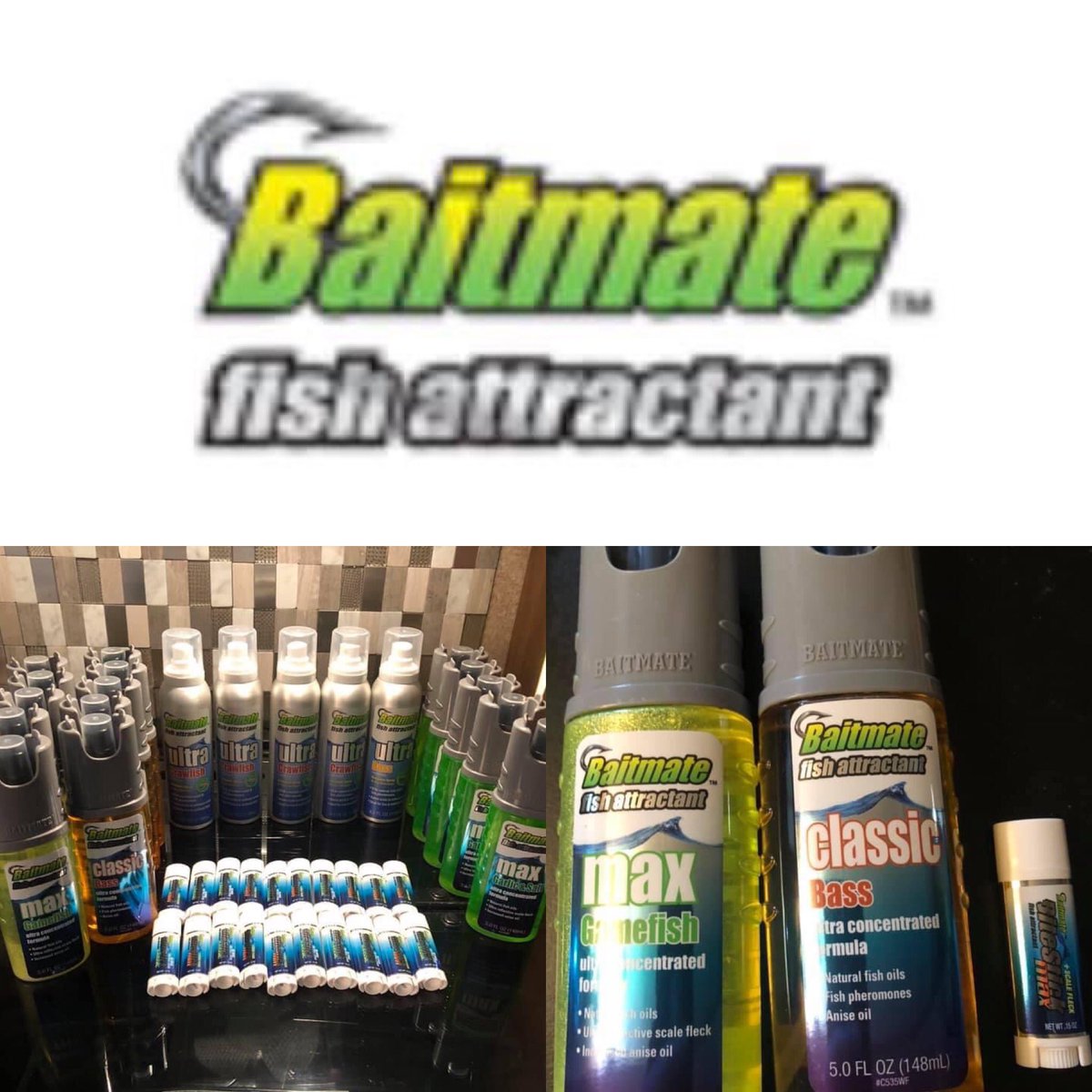 kyprobassangler's tweet photo. Wanting to get some extra bites when out on the water .Then check out Baitmate Fishing Attractant . They offer a number of Scent Sprays , Scent Sticks and Dyes .The Best to use when out on the water. Orders yours today and they make a great Christmas Gift to. 🎣🇺🇸FishOn #baitmate https://t.co/ZhCBYorCck