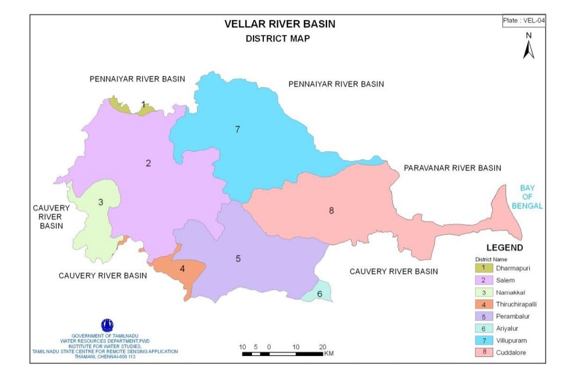 iamvijayakumar's tweet photo. Today special - Vellar. Vellar river drains an area of ~7504 sqkm, it is fourth largest river basin in Tamil Nadu. It is called Vasista Nadhi in its upper regions. This river forms after merging of 3 rivers, Anaimadavu, Thumbal/Kallar & Singipuram river at Vaittikavundanpudur 1/n https://t.co/d5EHIXlOWN