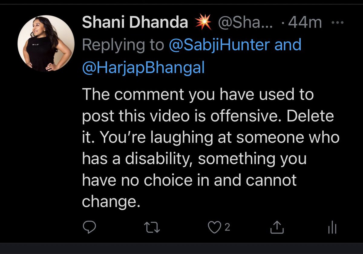Around this time of year, a lot of us get into a reflective mood, thinking about the year that’s just flown by. After being  #gaslighted yesterday it reminded me over 2020 I’ve also been  #trolled and experienced  #disability  #hatecrime. Meet the latest perpetrator  @SabjiHunter