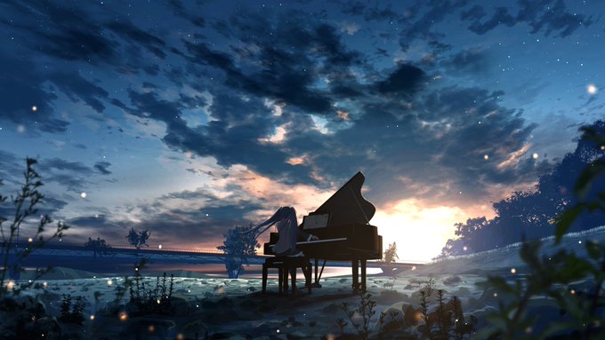 「piano scenery」 illustration images(Latest)