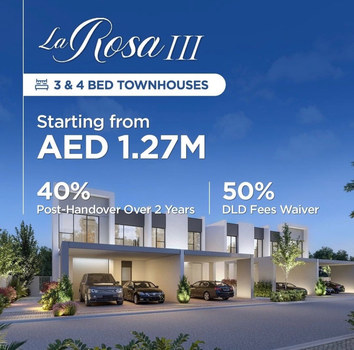 haddadsof's tweet image. La Rosa townhouses at Villanova, the phase 3 just launched by Dubai Properties.  More details on zcu.io/F9bf Get in touch for a free and tailored assistance on +971503390477