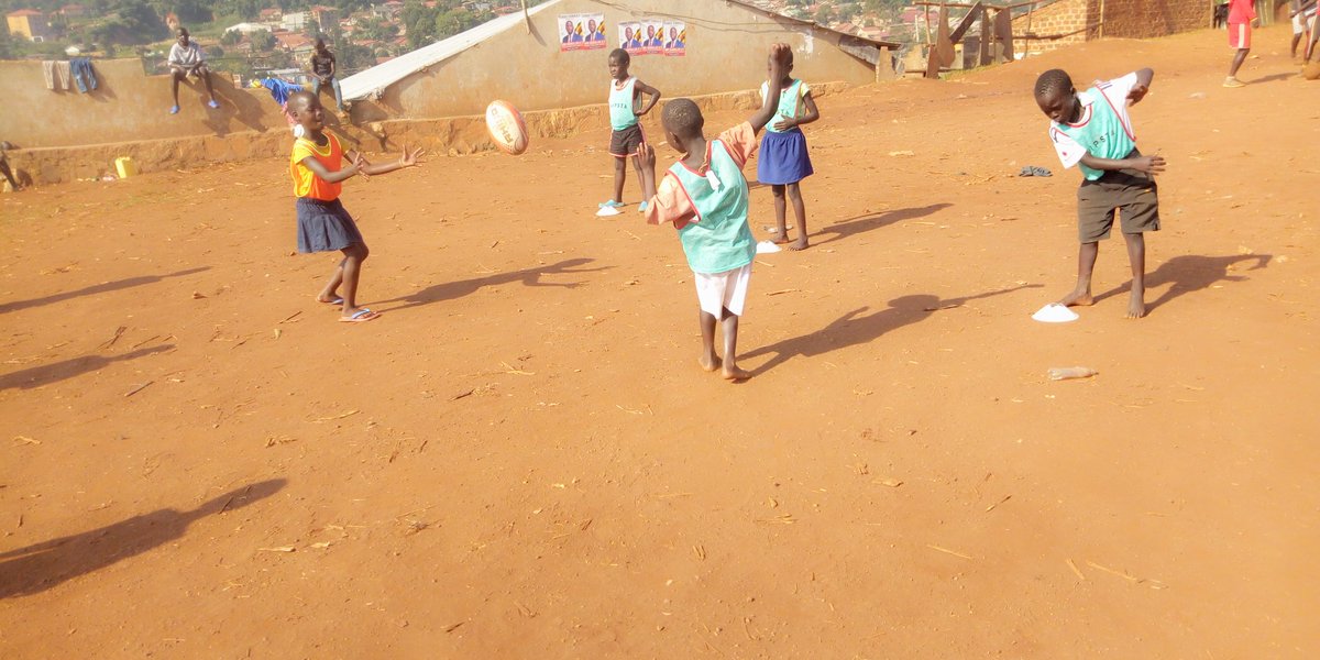 AQRugbyAcademy's tweet photo. #AQRA U10 working hard on their ball handling skills.
Thank you @KenyanTitch & #SpringBoksTagRugby team for the training equipments.
#Talent
#Progress
#FutureChampions
#AcholiQuartersRugbyAcademy https://t.co/E3FSBSFYrW