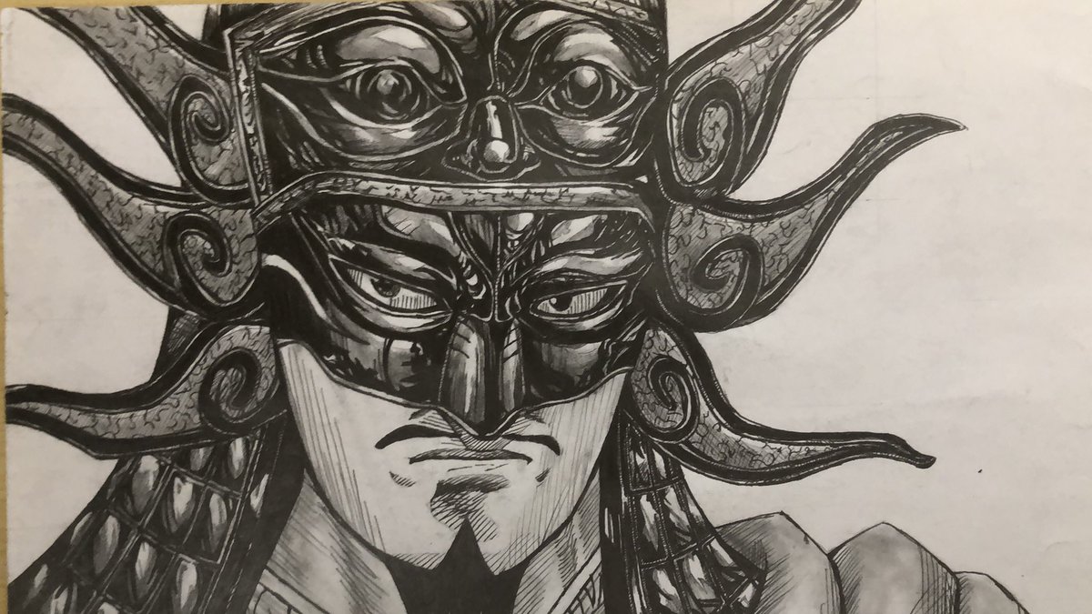 クマシロ 動画あげました T Co Vyxkfvnoic キングダム 王翦 絵 おうせん 描いてみた