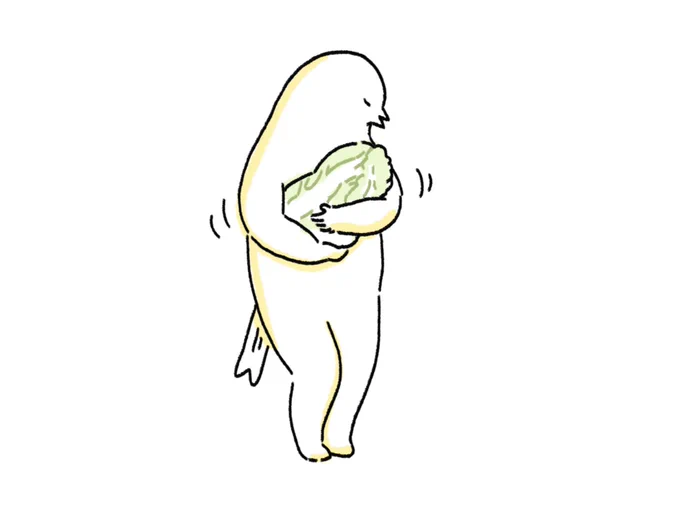 ついあやしてしまう…白菜 