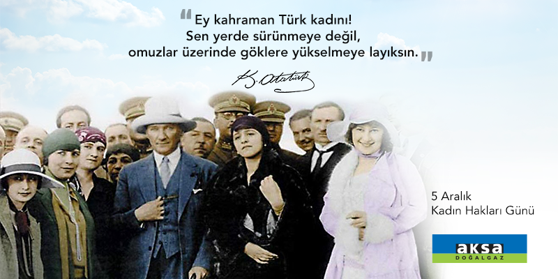 DOGALGAZAKSA's tweet photo. 86 yıl önce bugün Türk kadını, seçme ve seçilme hakkına kavuştu. Kadına verdiği değeri sosyal yaşamın her alanında göstererek siyasi hayatta da layık oldukları yeri alabilmeleri için çalışan Mustafa Kemal Atatürk’e sonsuz saygı ve teşekkürlerimizle... #KadınHaklarıGünü https://t.co/IOhW6aXUv9