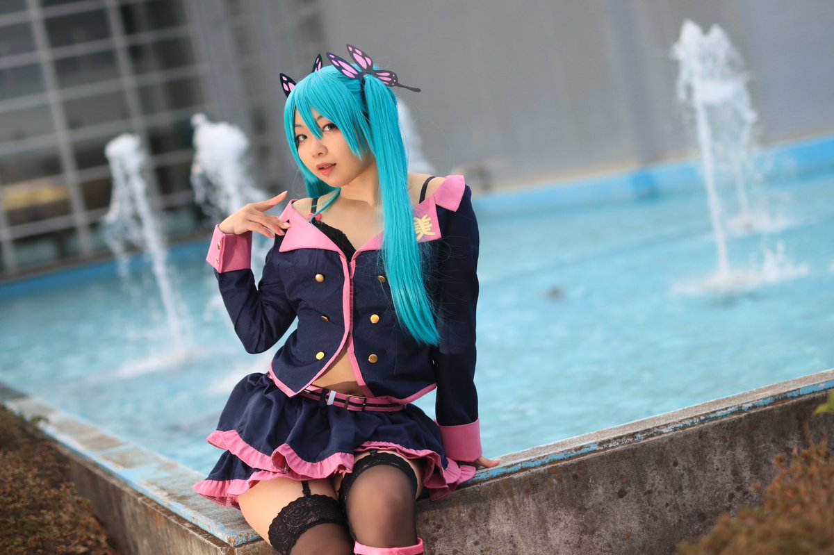 うるし 猫吸い コスプレ Vocaloid 初音ミク ハニーウィップ 夢見てるの 君だけに 好きなんていわないよ 久々に杏にぃに撮ってもらった Photo 杏にぃ Ovokyo Cosovo コスプラ行田 うるこす T Co Pejotcyja7