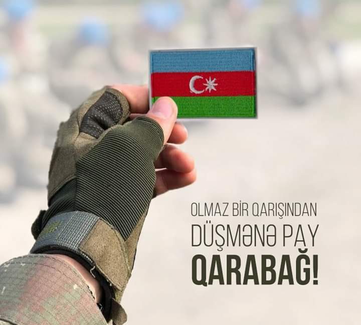 İgidlərimizin dişi, dırnağı və əzmli mübarizəsi ilə azad etdiyi bir Qarabağa sahibik!
Bizim olanı bizə vermədilər, gəlin götürün dedi <a href="/NikolPashinyan/">Nikol Pashinyan</a>.  Biz də gəldik, döyüşdük, götürdük!!

#KarabakhisAzerbaijan
#VictoriusAzerbaijaniHeroes #2783qəhrəman #Azerbaijan