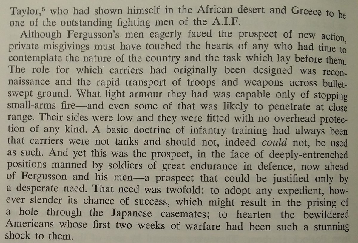 Couched in the restrained language of the OH, but reading between the lines it speaks volumes of both the desperate situation the US 32nd Div was in & the AMF's willingness to accede to US requests.  @robert_lyman  @olly2518  @MoseleyMAJ  @madeofstone71  @East_Approaches  @vickersmg