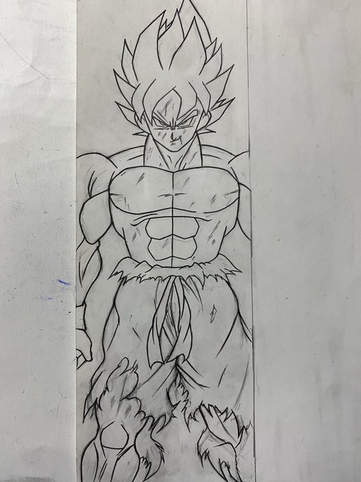 ペン入れしました!
横の枠には横顔の悟空描きます!
#ドラゴンボール
#初期スパ 