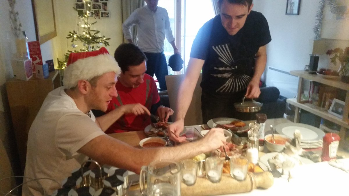 UJ_FC's tweet photo. Breakfast is the most important meal of Jeffmas day- dating back to the first sausage on the original Jeffmas. Hows your breakfast looking today? #Jeffmas14 https://t.co/RTJgwFW4jE