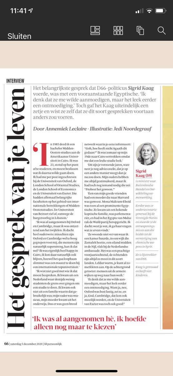 Beste <a href="/D66/">D66</a> kunnen we het aub even wat meer over inhoud en programma hebben dan over de persoon <a href="/SigridKaag/">Sigrid Kaag</a>? Geen #teamkaag maar #teamd66 dus.