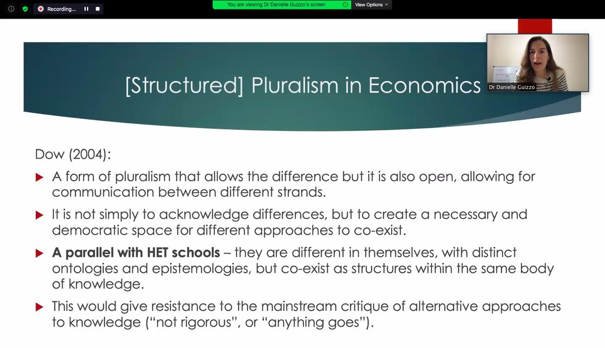 Pluralism is not incompatible with science. We need to create space for different perspectives to coexist- Dr Danielle  @danielle_guizzo