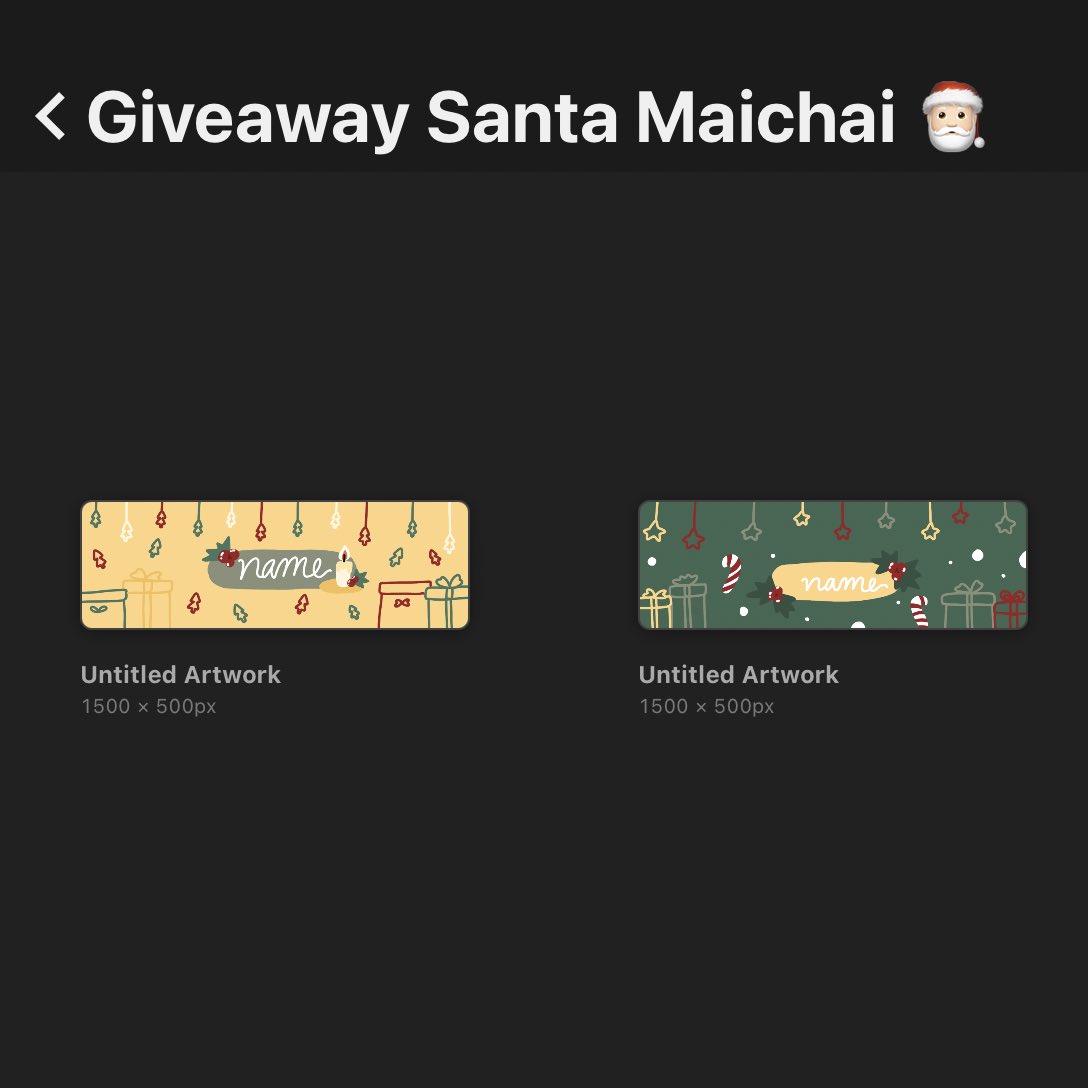 ❆  Maichai giveaway  ❆

˗ˏˋ พินเฮด ธีมคริสต์มาส ´ˎ˗ 

เนื่องในโอกาสอยากแจกนานเเล้วไม่ได้แจกซักกะที เลยถือโอกาสแจกช่วงคริสต์มาสซะเลย ᐧ༚̮ᐧ 

🎄รีทวิตอย่างเดียวค้าบ

🎄แจกวันที่20 ธันวาคมนี้ (กว่าจะใส่gifตั่งต่างๆจะได้ทันใช้ ! )

ยพท #พื้นที่โปร #ร้านฟอร์บอท