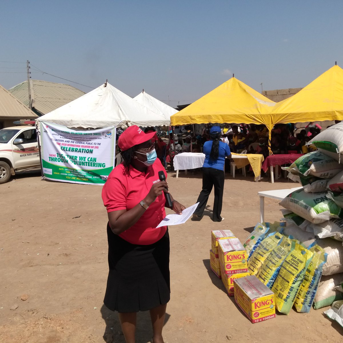 Opening Remark from Director, Nigeria National Volunteer Service Olusola-Dada.

#IVD2020
#NYEN
#VSO
#TogetherWeCan