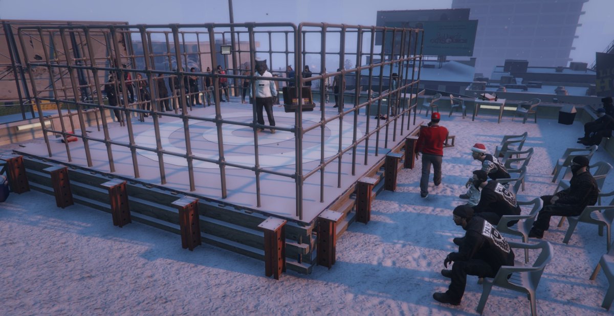 lifetimerp's tweet photo. Fight Night was a great success at the Wolf's Den! Congrats to Shooter on winning! #lifetimerp #FiveM #GTARP #roleplaying #EMSGangGang https://t.co/tJz72is7Bb