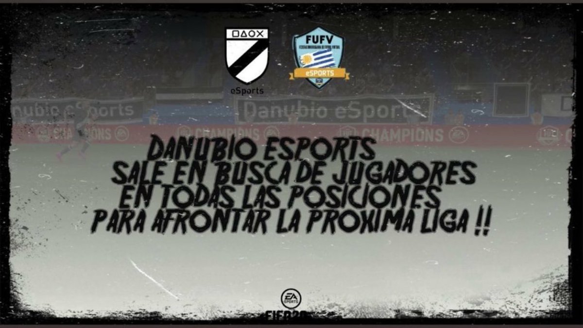 DanubioeSports's tweet photo. Te buscamos🧐🔍
La #FranjaVirtual🎮⚪️⚫️ sale al mercado en busca de jugadores para la siguiente temporada.!

Requisitos: 
▶️Tener Experiencia
▶️Media +87
▶️Disponibilidad Horaria
▶️Dispuesto a rotar y ganar el puesto
Contactanos al MD📩
@FufvFichajes
@IESA_fichajes @IESA_Chile https://t.co/gHdJo3GIrN