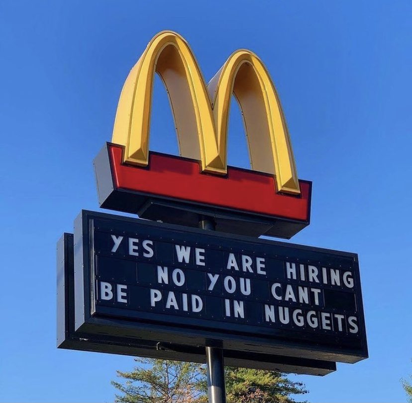 marketinggtoday's tweet photo. What an innovative way to announce! We are lovin’ it!
.
.
#McDonalds #maccas #mcd #wearelovingit #marketing #marketingtoday #advertising #ads #innovativeads #Australia #marketingcampaign https://t.co/7OWy4j3FHV