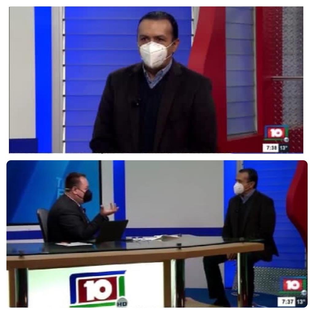 DAVIDPAYANGRO's tweet photo. Agradezco a @canal10durango y a @Luis_TV10 la invitación que mi hizo a Tiempo y Espacio para hablar sobre el descontrol que hay sobre la alta  movilidad en la ciudad de Durango para frenar los contagios de #Covid por parte de las autoridades de gobierno. https://t.co/42usySE50A