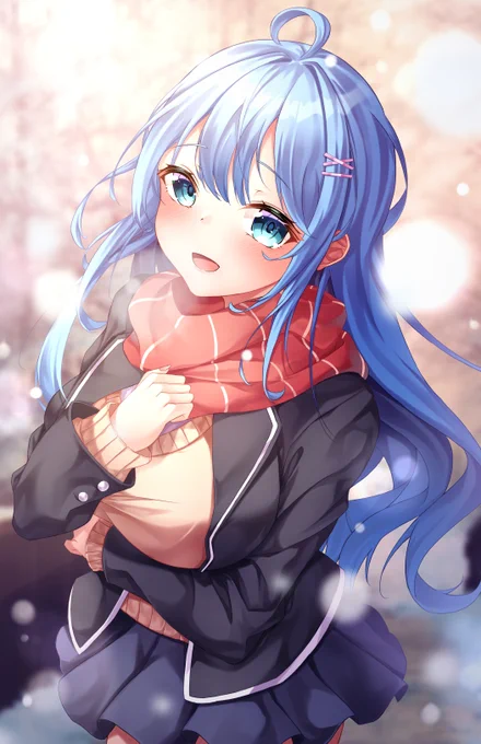 雪がきれいですね、先輩。 