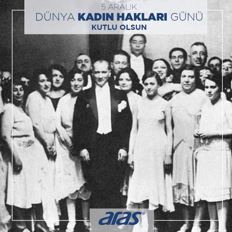 ArasHolding's tweet photo. Tüm dünya kadınlarının eşit, özgür ve çağdaş koşullarda, birey olarak hak ettikleri değeri görebilecekleri nice yıllar dileriz. 

5 Aralık Kadın Hakları Günü'nü İçtenlikle kutluyoruz 💐 #5aralık1934 #5AralikDunyaKadinHaklariGunu https://t.co/2cXaNbsSqG