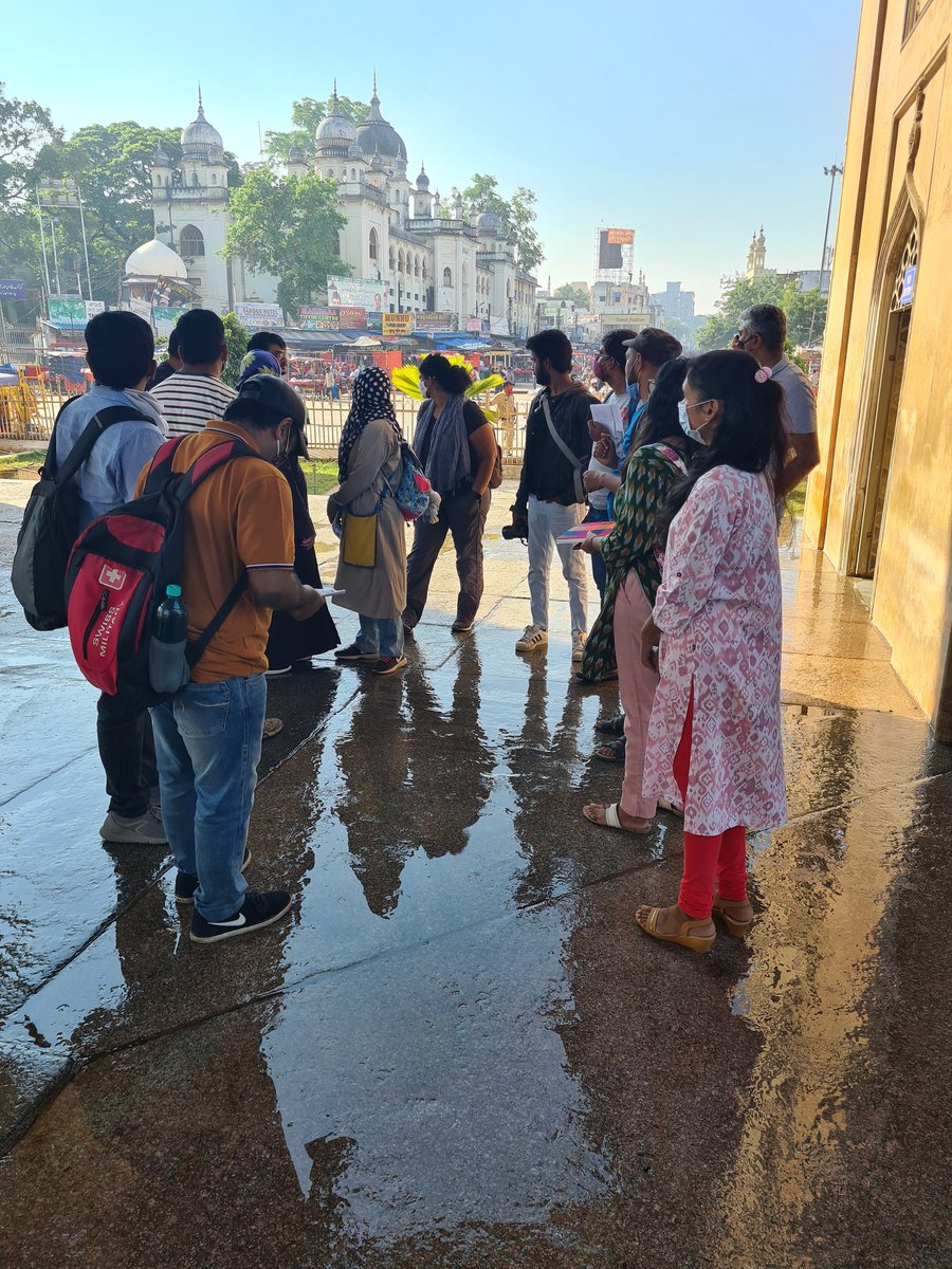 Andrew007Uk's tweet photo. I was in the Old City today to launch @HyderabadTrails, Heritage of Hyderabad course.

From interacting with these participants I am sure many will become advocates for the historical buildings, lakes, rocks and trees of this city, state, country &amp; 🌏 if they are not already. https://t.co/ZENVVY2k7I