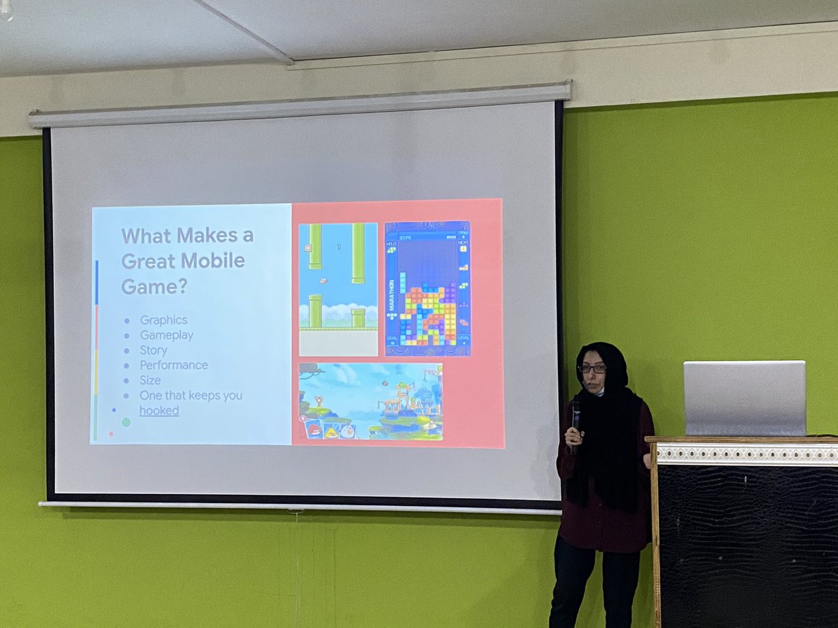 FlutterKarachi's tweet photo. Sakina Abbas speaking about Game Development in Flutter!
Watch live at https://t.co/5LrYzEN7cr
#SprintWithFlutter https://t.co/WbfLgkO5P4
