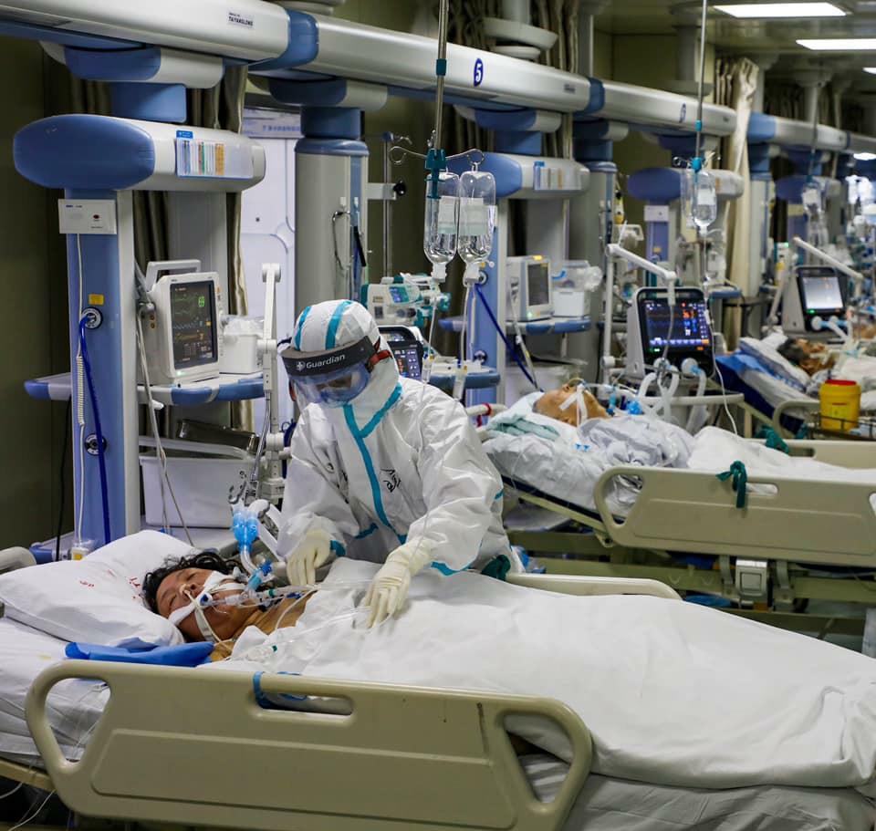 Even if you don't care about an unpleasant death in an ICU, try to have a microgram of empathy for the overworked underpaid healthcare workers, who must take care of your sorry ass. #WearAMask  