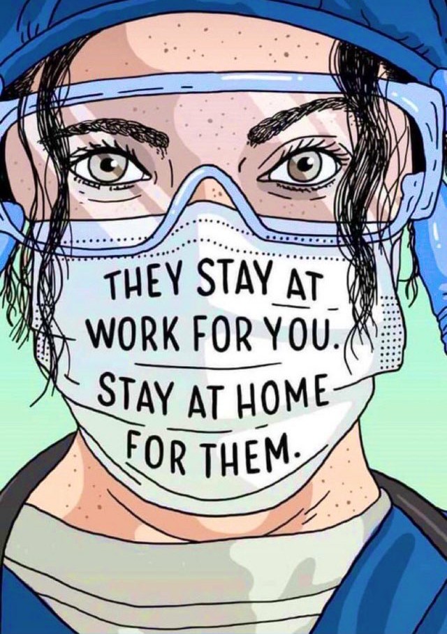 Even if you don't care about an unpleasant death in an ICU, try to have a microgram of empathy for the overworked underpaid healthcare workers, who must take care of your sorry ass. #WearAMask  