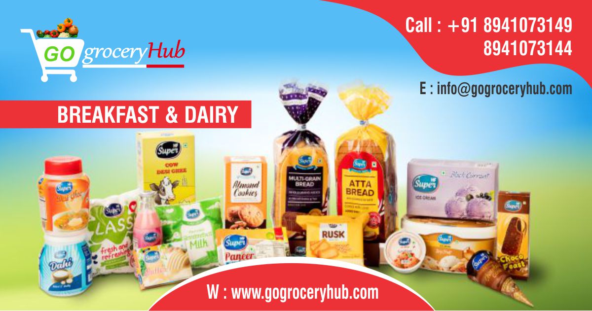 GogroceryH's tweet photo. Start your day with fresh dairy products, #GogroceryHub have a wide range of #breakfast and #Dairyitems of top brands … Shop online and get your favourite Product at discounted Price.
order on- https://t.co/uPsB9HrD6G 
 contact at- +91-8941073149
#bread #milk #butter #biscuits https://t.co/RPZuRzOUao