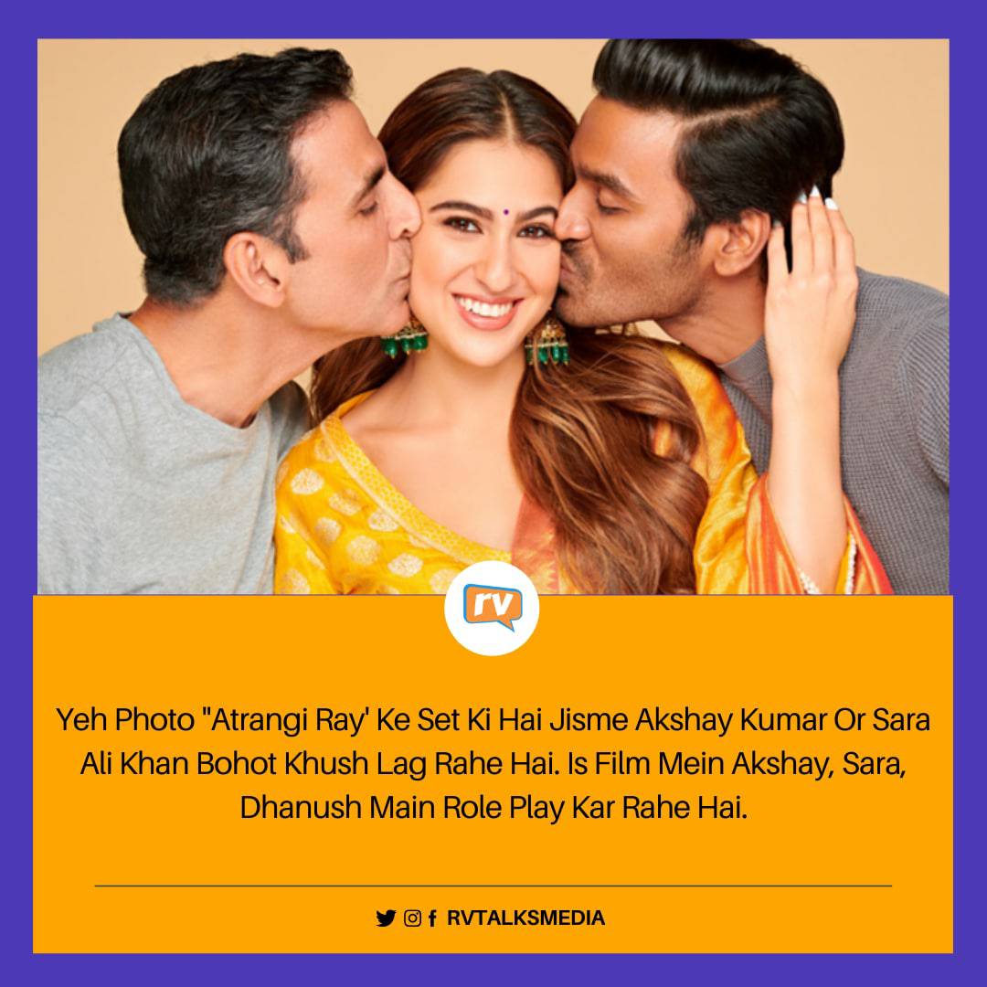 hinglishgram's tweet photo. Akshay Kumar, Sara Ali Khan Aur Dhanush Nazar Aayenge Ek Saath Atrangi Re Mein❤️😍
Kya Aap Excited Hai inko Saath mein Dekhne Ke liye?
#rvmedia #rvtalks #rvtalksmedia #akshaykumar #saraalikhan #dhanush #atrangire #Khiladi #kolaveri #bollywoodlatest #latestnews #upcoming #shoot https://t.co/47KoIK3fsf