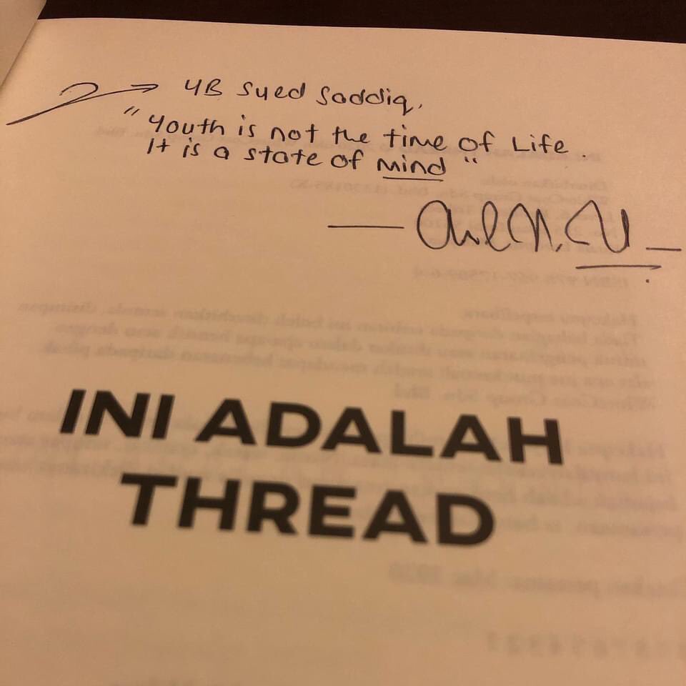 IATReal's tweet photo. I have faith in @SyedSaddiq to steer the future of Malaysian politics away from its current race-based and religion-based idiosyncrasies.
Hope youโll enjoy reading INI ADALAH THREAD anthology as much as I enjoyed writing it
#IniAdalahThread #Antologi https://t.co/meTjXSxhoI